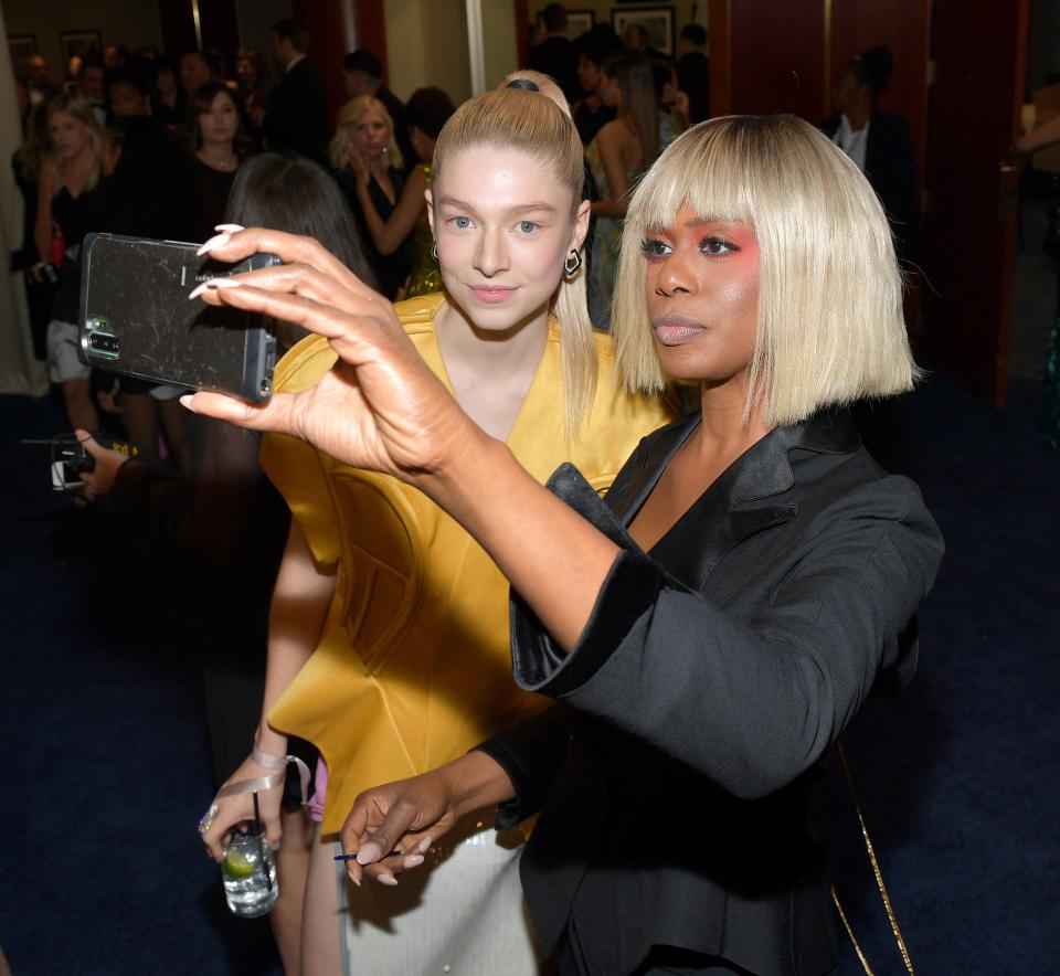 Hunter Schafer and Laverne Cox