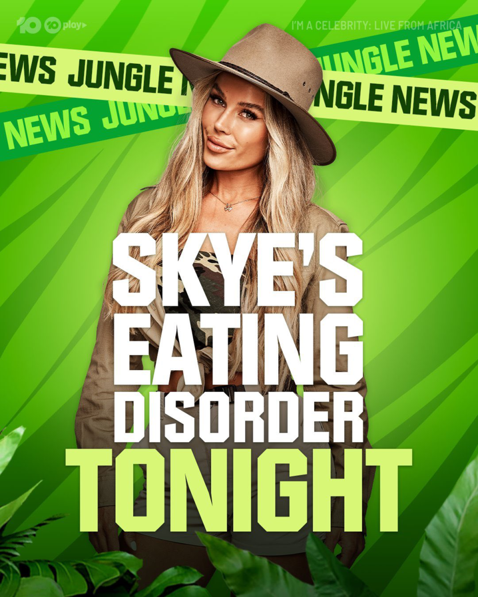 I’m A Celebrity’s social media post about Skye Wheatley.