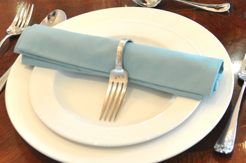 Silverware DIY - Napkin Rings