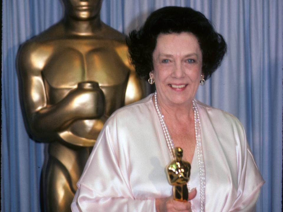 Kay Rose at the Oscars in 1985