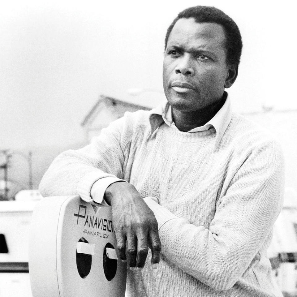 Sidney Poitier on the set of his 1982 film “Hanky Panky” - Credit: ©Columbia Pictures/Courtesy Eve