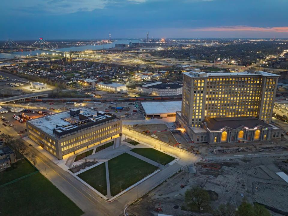 Newlab at Michigan Central, in the former Book Depository, will officially open on Tuesday, April 25.