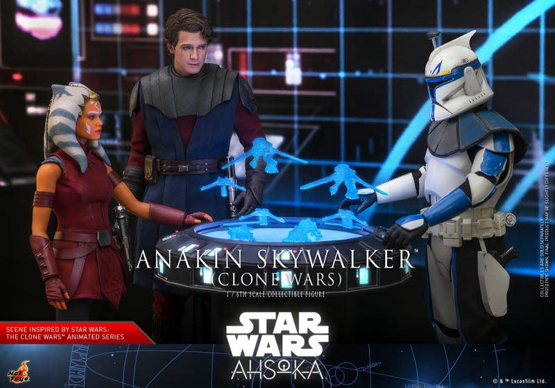 Image: <a class="link " href="https://www.toyark.com/2024/04/05/star-wars-ahsoka-clone-wars-era-anakin-skywalker-by-hot-toys-530517" rel="nofollow noopener" target="_blank" data-ylk="slk:Hot Toys/Toyark;elm:context_link;itc:0;sec:content-canvas">Hot Toys/Toyark</a>