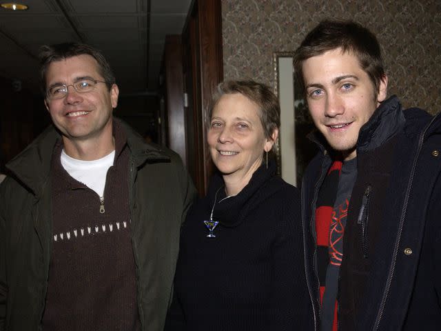 <p>Larry Busacca/WireImage</p> Stephen Gyllenhaal, Naomi Foner, and Jake Gyllenhaal at the 2002 Sundance Film Festival