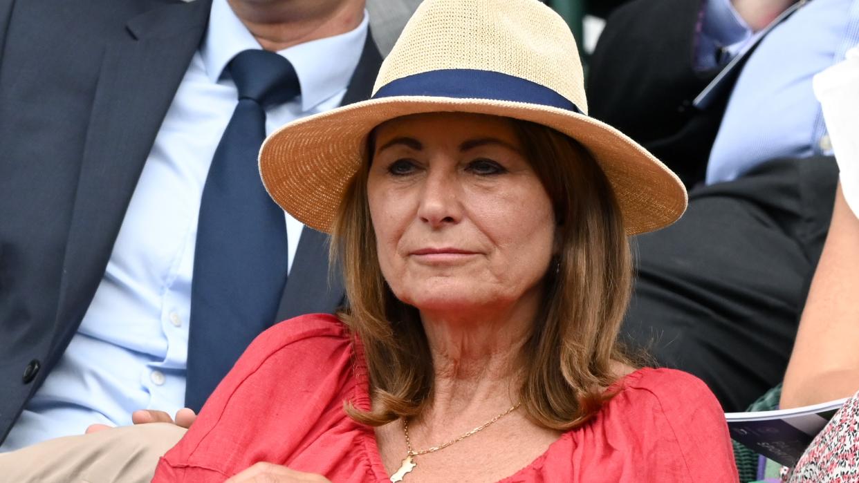  Carole Middleton attends day 11 of Wimbledon. 