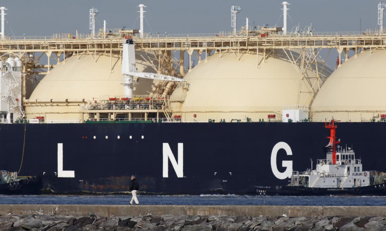 <span>Gas from Western Australia, Queensland, the US, the Middle East or elsewhere could be unloaded at Port Kembla facility, Squadron Energy CEO says.</span><span>Photograph: Bloomberg/Getty Images</span>