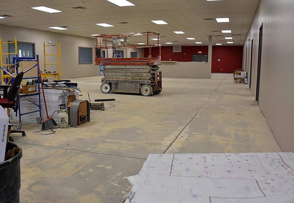 Renovations continue at the new Dickson Senior Center, formerly the Dickson Athletic Club.