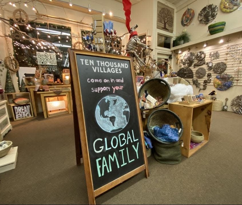 Ten Thousand Villages, 113 Linden St., is in danger of closing if it can't raise $50,000 by summer.