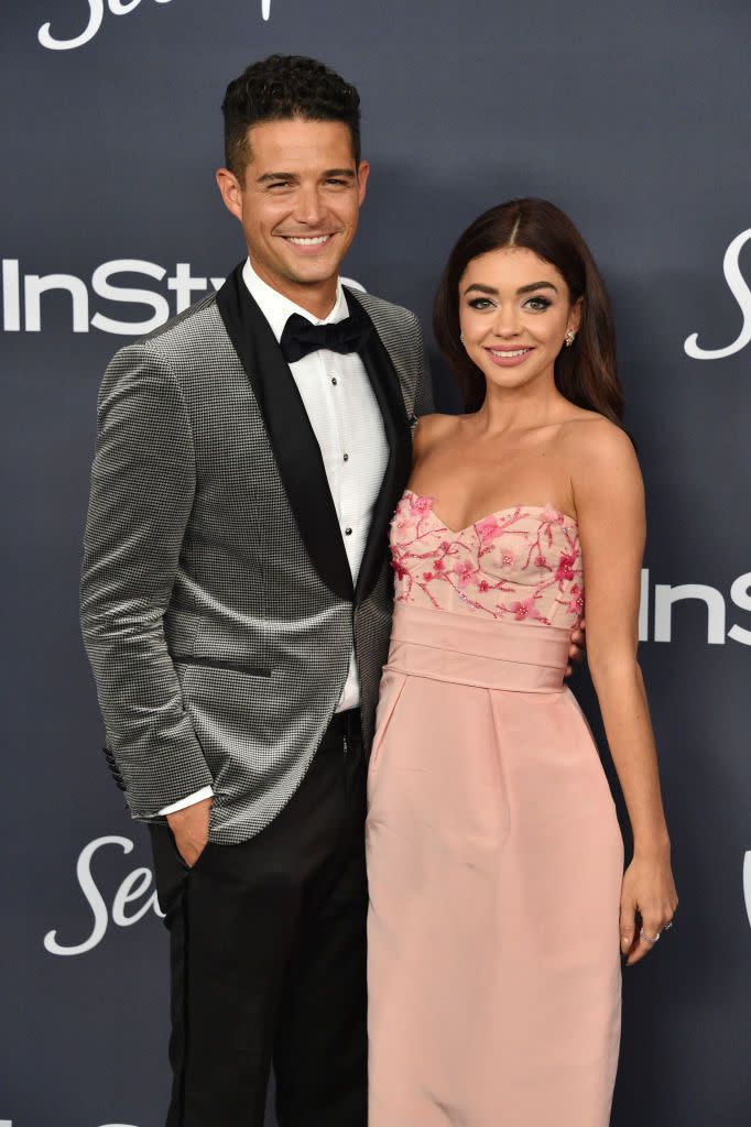 Sarah Hyland and Wells Adams