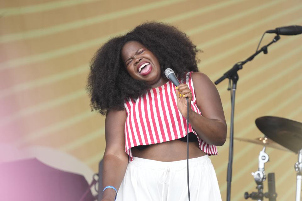 Danielle Ponder at the Newport Folk Festival in July in a performance applauded by music critics and fans.