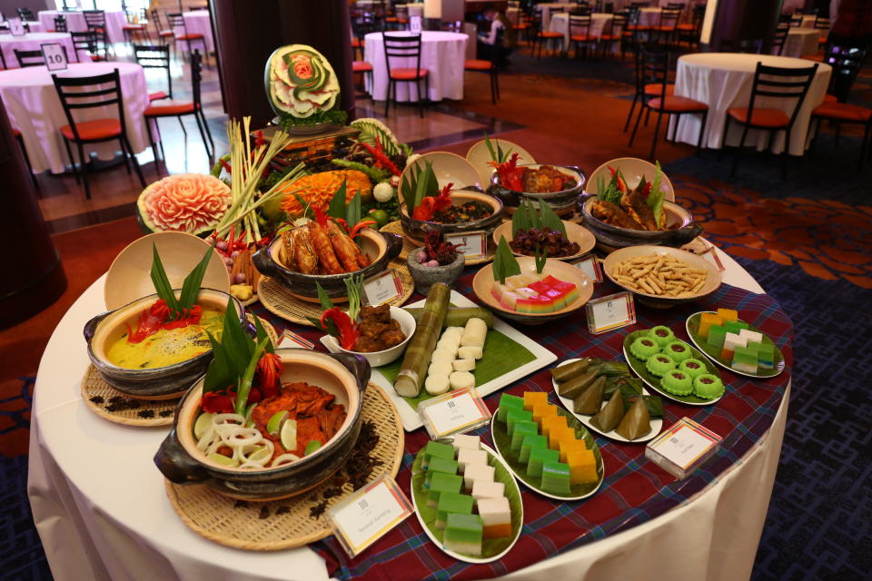 Ramadan spread onboard the cruise. (PHOTO: Dream Cruises)