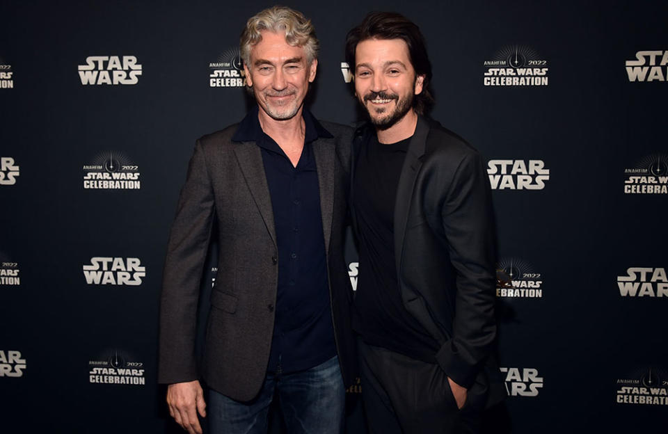 Tony Gilroy and Diego Luna - Credit: Alberto E. Rodriguez/Getty Images