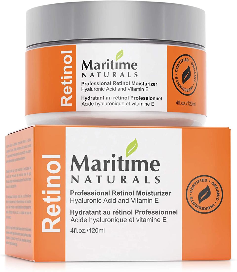 Maritime Naturals Retinol Moisturizer for Face. Image via Amazon.