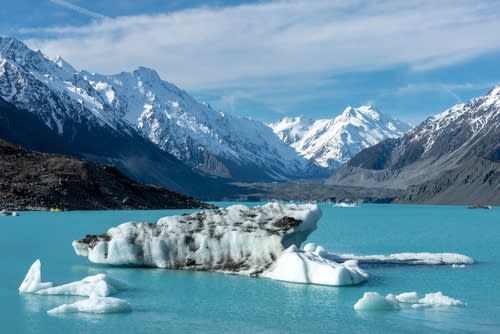 ▲塔斯曼湖冰山奇觀（圖/ shutterstock）