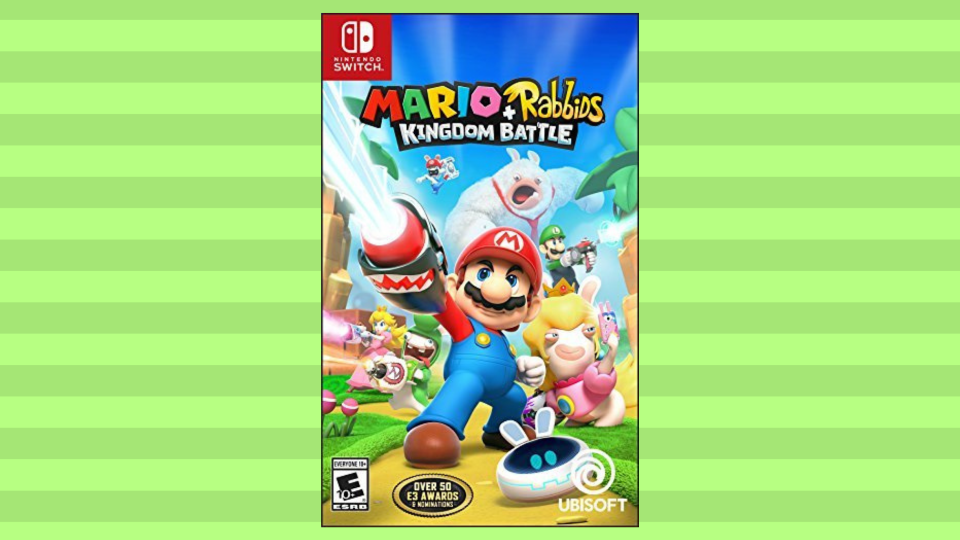 Silly Rabbids and madcap Marios team up for a cross-franchise adventure. (Photo: Amazon)