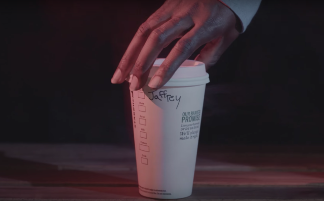 Your Name on your Starbucks Cup. 