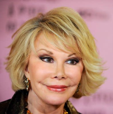 Maybe Joan Rivers would look less scary if she'd waited to have surgery until she was 52. Photo: Wire Image