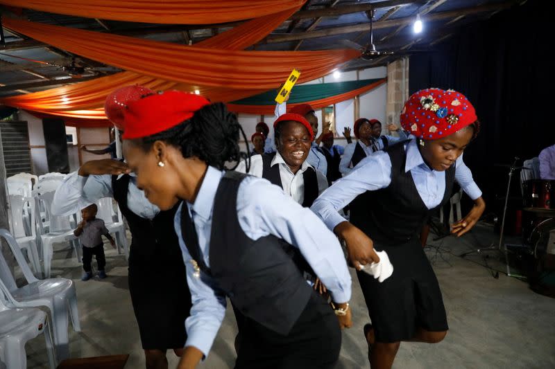 The Wider Image: Nigeria's female bouncers show their strength fighting stereotypes