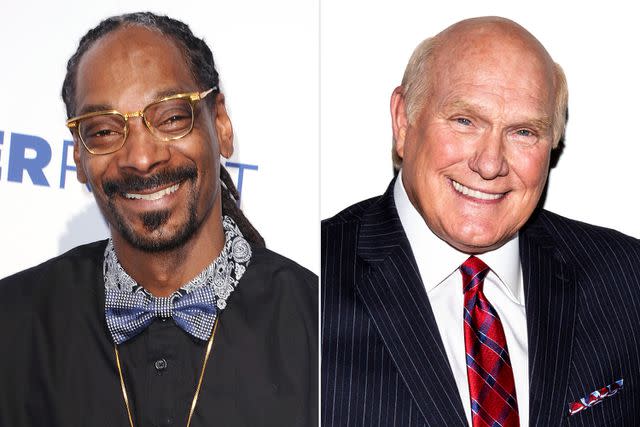 <p>Jason LaVeris/FilmMagic; Aaron Rapoport/Corbis/Getty Images</p> Snoop Dogg and Terry Bradshaw