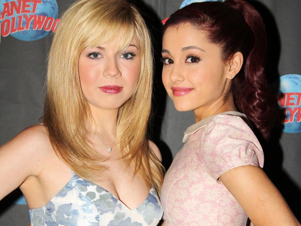 Jennette McCurdy and Ariana Grande in May 2013.