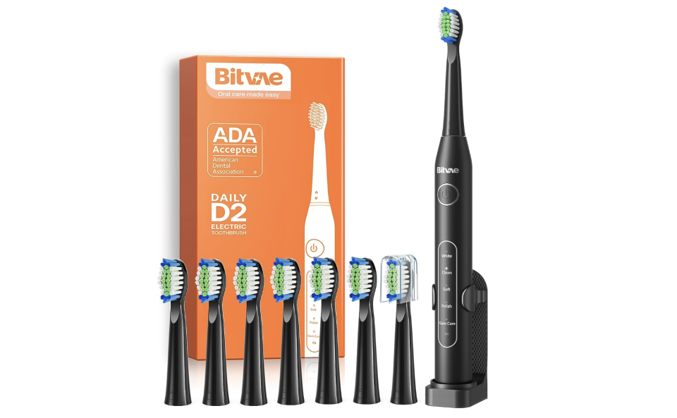 Cepillo de dientes eléctrico ultrasónico Bitvae con 8 cabezales para adultos, oferta Black Friday. (Foto: Amazon)