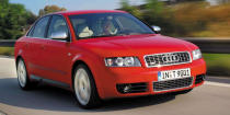 <p>Today, the Audi S4 is essentially a BMW 340i competitor, but <a rel="nofollow noopener" href="http://www.roadandtrack.com/new-cars/first-drives/reviews/a9573/2004-audi-s4/" target="_blank" data-ylk="slk:with the B6 version;elm:context_link;itc:0;sec:content-canvas" class="link ">with the B6 version</a>, Audi really swung for the fences. It dropped a 4.2-liter V8 under the hood that made 339 horsepower, even edging out the E46 M3. At the time, it was just as ridiculous as it sounds now. </p>