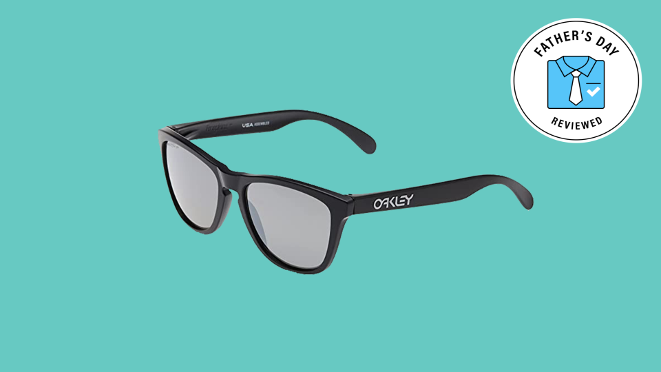 Dad will love these Oakley Sunglasses thanks to their polarized lenses.