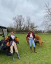 <p>For a lockdown shoot, Hadid posed with her sister in knee-high boots, high-waisted jeans, layered jackets and a furry hat at their mother's farm.</p><p><a href="https://www.instagram.com/p/B_lAEFZnAYY/" rel="nofollow noopener" target="_blank" data-ylk="slk:See the original post on Instagram;elm:context_link;itc:0;sec:content-canvas" class="link ">See the original post on Instagram</a></p>