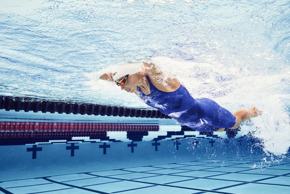 Sales of performance swimwear, such as Speedo, shown above, are on the rise thanks to the return of sporting events. - Credit: Courtesy Photo