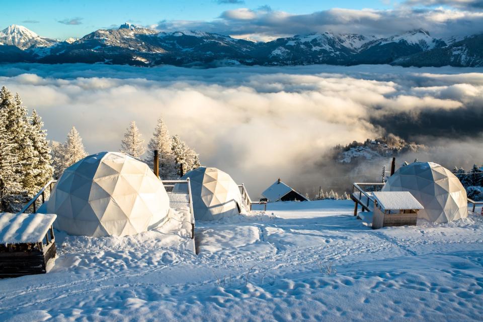 Whitepod Eco-Luxury Hotel in Switzerland (Provided by Expedia Group)
