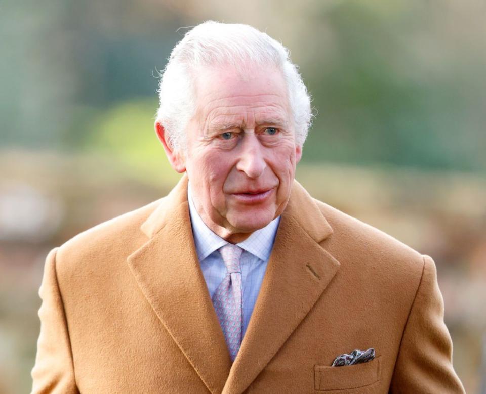 king charles iii attends church in castle rising