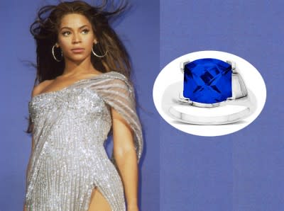 Beyonce in Blue