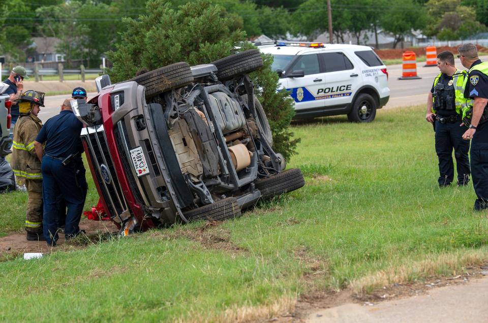 Wichita Falls police and emergency medics responded to a rollover accident on Kell Saturday morning.