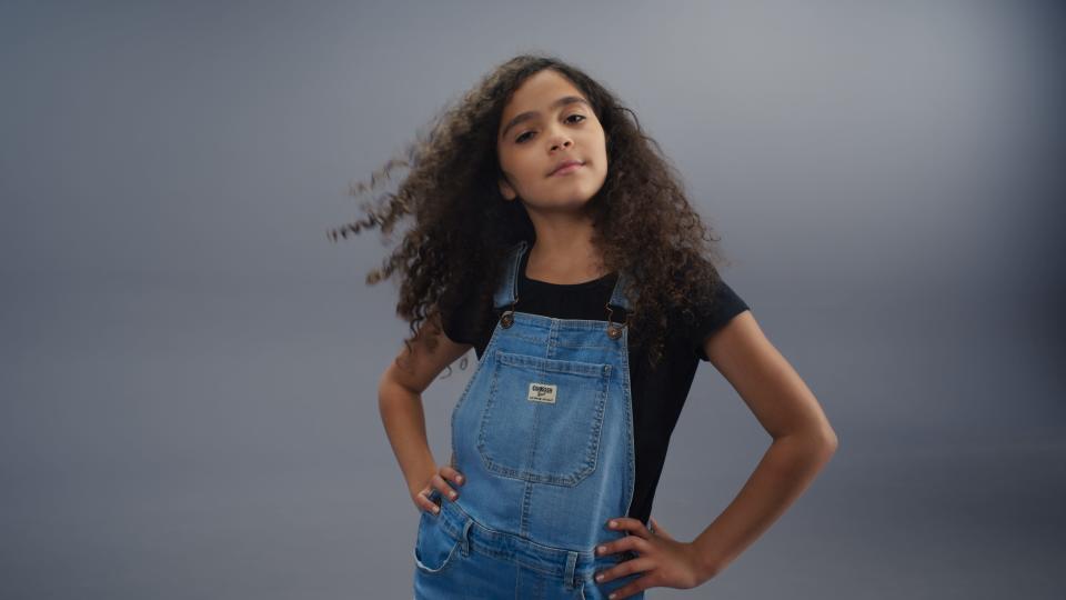 Monroe Cannon poses in new Osh Kosh B'gosh ad.