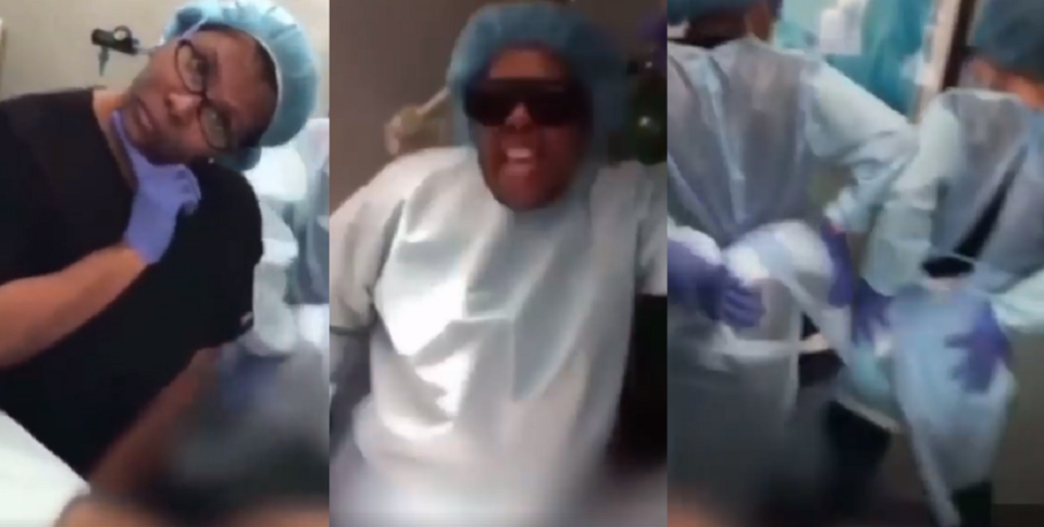 La mujer ya enfrenta ocho cargos por negligencia médica y han encontrado más de 20 videos en YouTube donde se la ve bailando durante las cirugías. Foto: Facebook.com/ElMolus