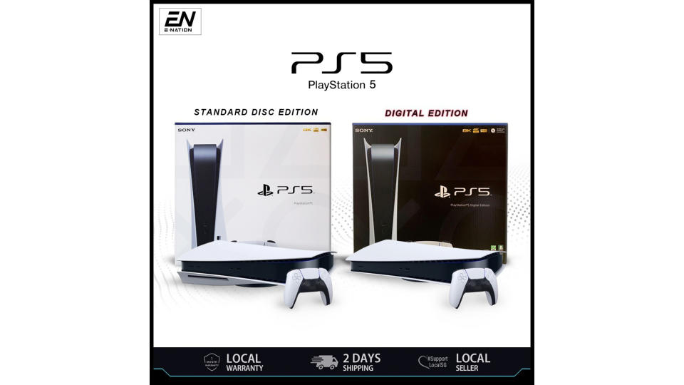 Sony PlayStation 5. (Photo: Lazada SG)