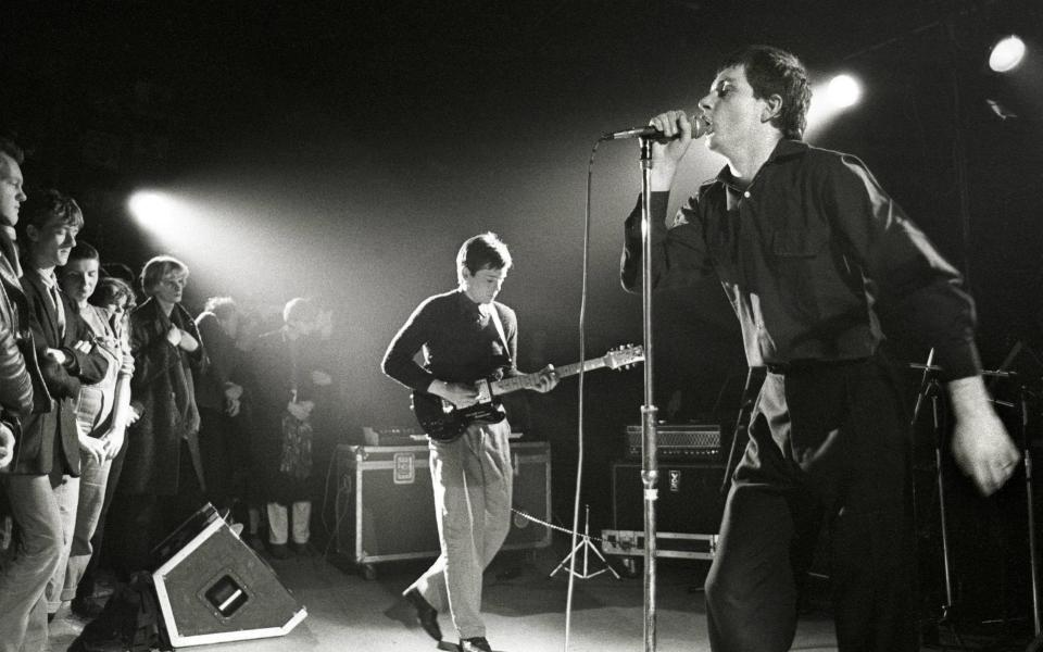 Joy Division performing in Rotterdam in 1980 - Redferns