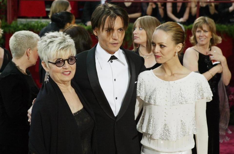 Difficult: Depp opened up about his relationship with mother Betty Sue (left) (Getty Images)