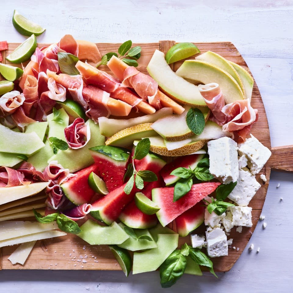 Summer Melon & Cheese Board