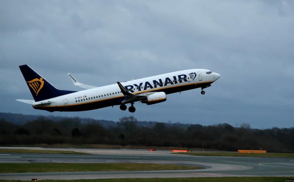 Un portavoz de Ryanair habló sobre el incidente (PA Archive)