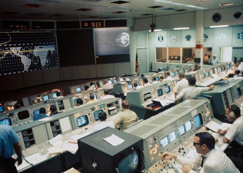 Mission Control during Apollo 11.