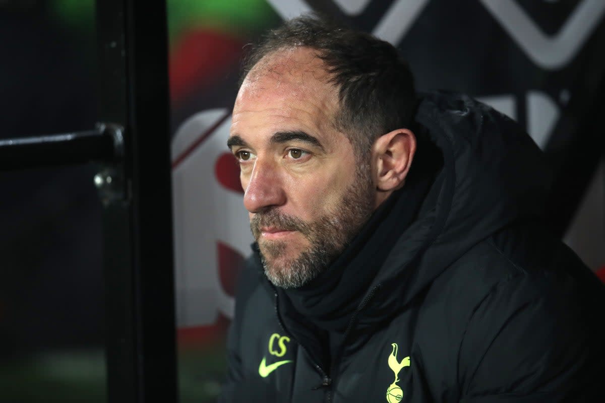 Tottenham interim head coach Cristian Stellini will take charge until the end of the season (Simon Marper/PA) (PA Wire)