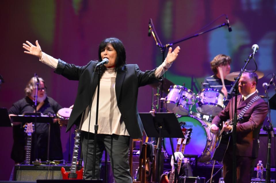 Evie Sands performs at the ‘Nuggets’ tribute concert at the Alex Theatre in Glendale (Chris WIllman/Variety)
