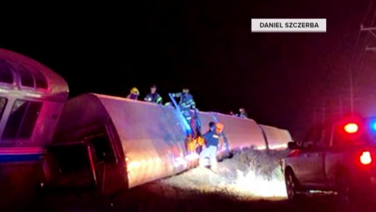 Amtrak Train Derails in Kansas, Sending Dozens to the Hospital