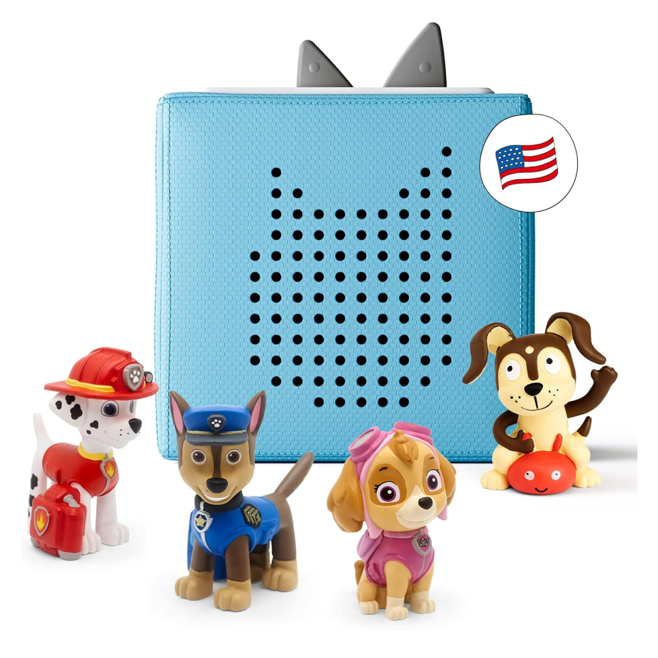 Toniebox Audio Player Starter Set with Chase, Skye, Marshall, and Playtime Puppy