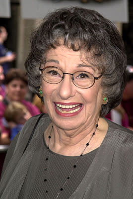 Florence Stanley at the Los Angeles premiere of Disney's Atlantis: The Lost Empire