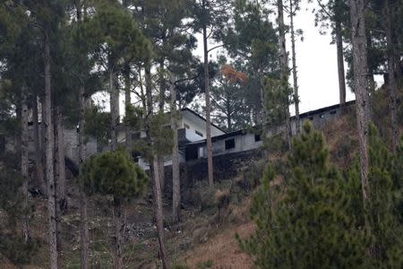 A general view of a building, which according to residents was a madrasa (religious school) is seen near the site where Indian military aircrafts struck on February 26, according to Pakistani officials, in Jaba village, near Balakot, Pakistan, March 7, 2019. REUTERS/Akhtar Soomro