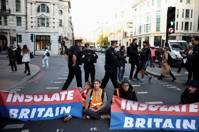 Insulate Britain protest in London