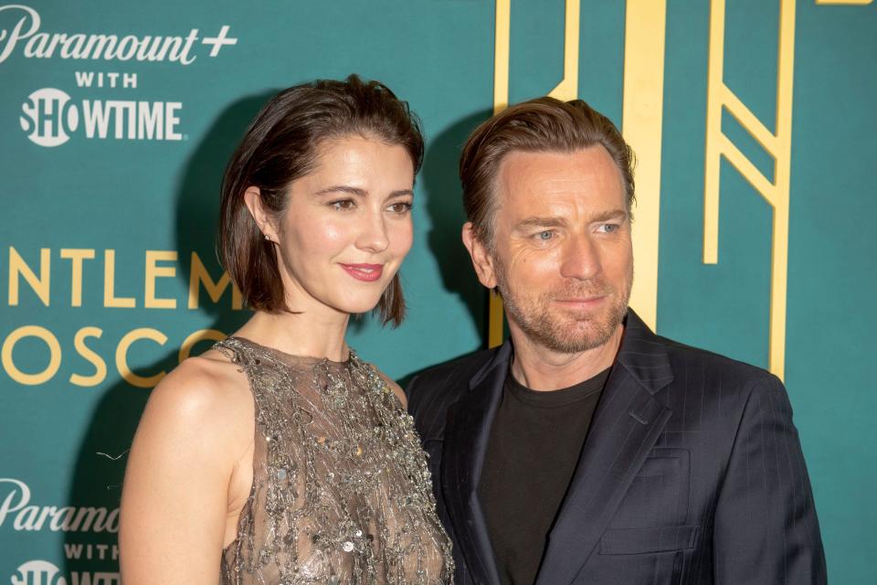 New York, United States. 12th Mar, 2024. (L-R) Mary Elizabeth Winstead and Ewan McGregor attend the 