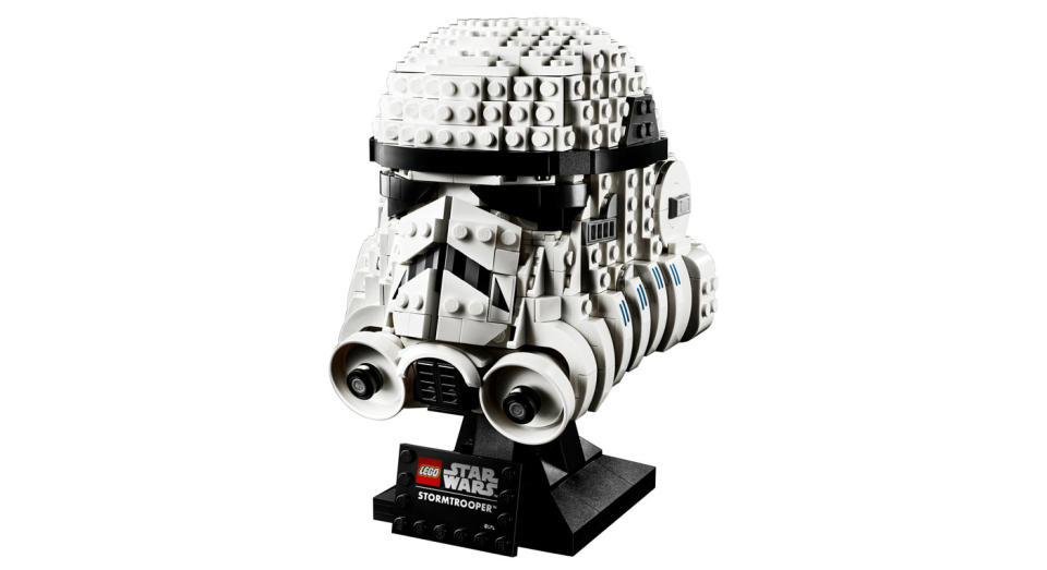 LEGO Stormptrooper helmet. (Disney/Lucasfilm)